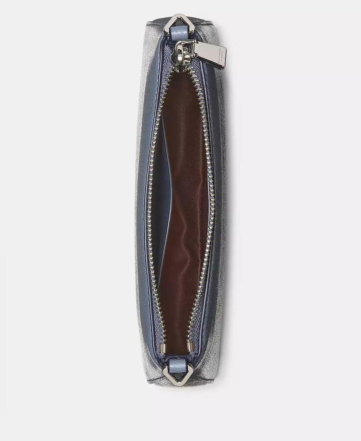 Grace Glazed Leather Pochette Shoulder Bag