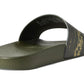 Scenic-Print Floral Slide