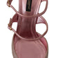 Dolce & Gabbana Pink Glitter High Heel Sandals