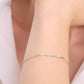 Gold-Tone Hint of Shimmer Pendant Bracelet