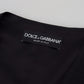 Dolce & Gabbana Elegant Black Silk Blend Waistcoat Vest