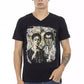 Trussardi Action Black Cotton Mens TShirt