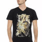Trussardi Action Black Cotton Men T-Shirt