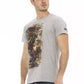 Trussardi Action Gray Cotton Men T-Shirt