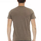 Trussardi Action Brown Cotton Men T-Shirt