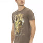 Trussardi Action Brown Cotton Men T-Shirt