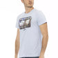 Trussardi Action Light Blue Cotton Men T-Shirt