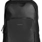 Calvin Klein Black Polyester Men Backpack