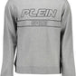 Plein Sport Gray Cotton Men Sweater