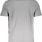 Plein Sport Gray Cotton Men T-Shirt