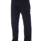 Alpha Studio Blue Cotton Men Pants