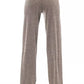 Alpha Studio Brown Wool Women Pant