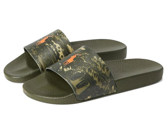 Scenic-Print Floral Slide