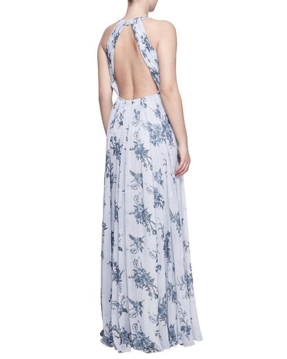 Marchesa Notte Carrara Sleeve Long Gown