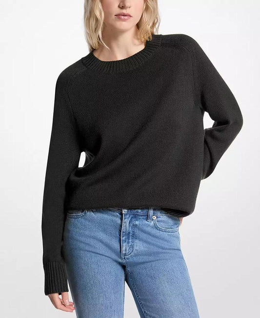 Michael Kors Women's Easy Saddle Sleeve Sweater