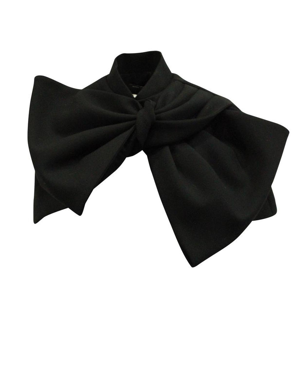 Marc by  Bow Cape in Black Polyester