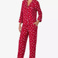 Women's 2-Piece Sleepwear 3/4-Sleeve Top and Pajama Pants Set
