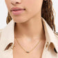 Signature Quilted Tube Pendant Necklace