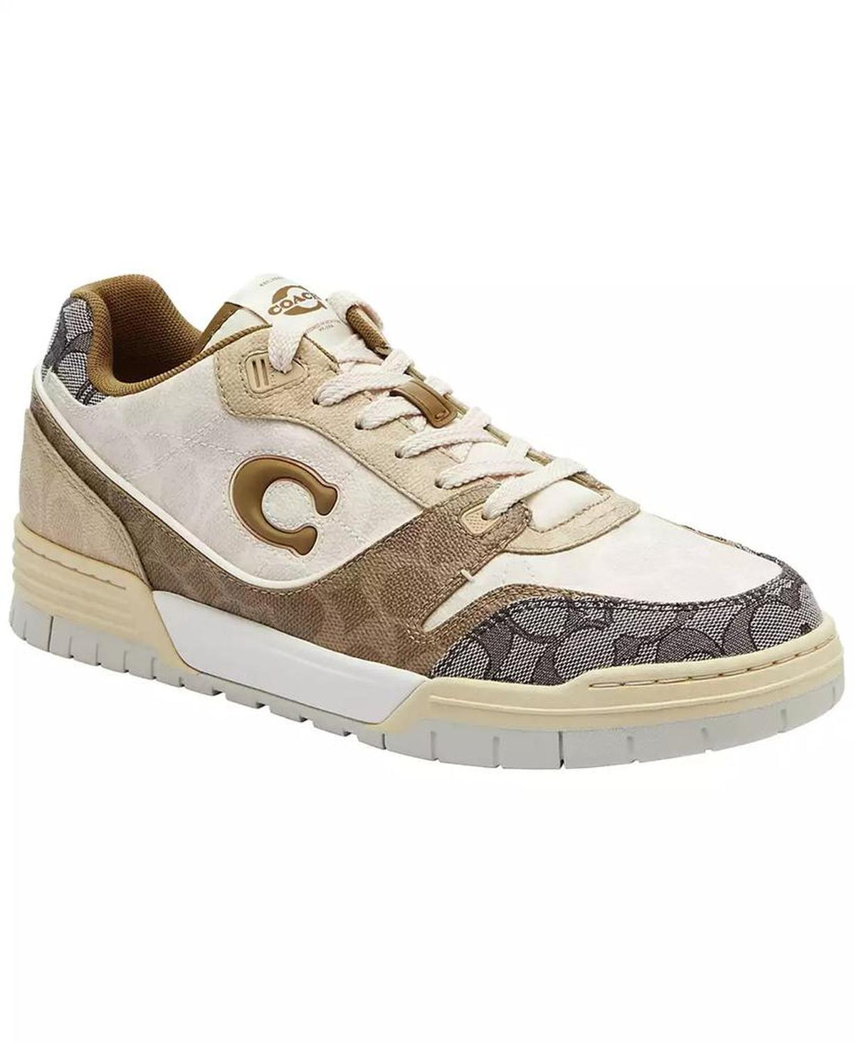 Men's Mixed Signature Soho Round Toe Sneakers