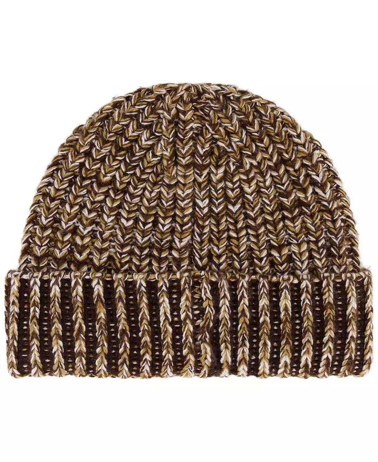 Women's Plaited Marl Cuff Beanie