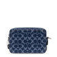 Coach Charter 19 Monogrammed Denim Shoulder Bag
