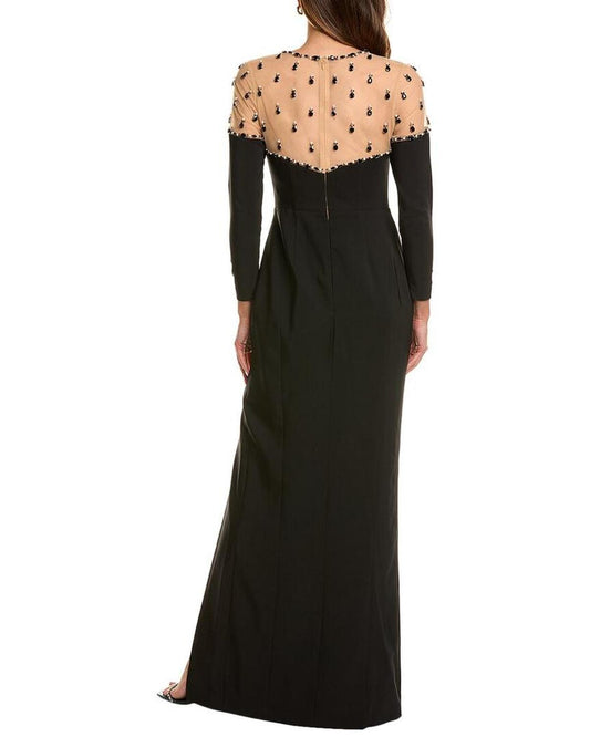 Crepe Maxi Dress