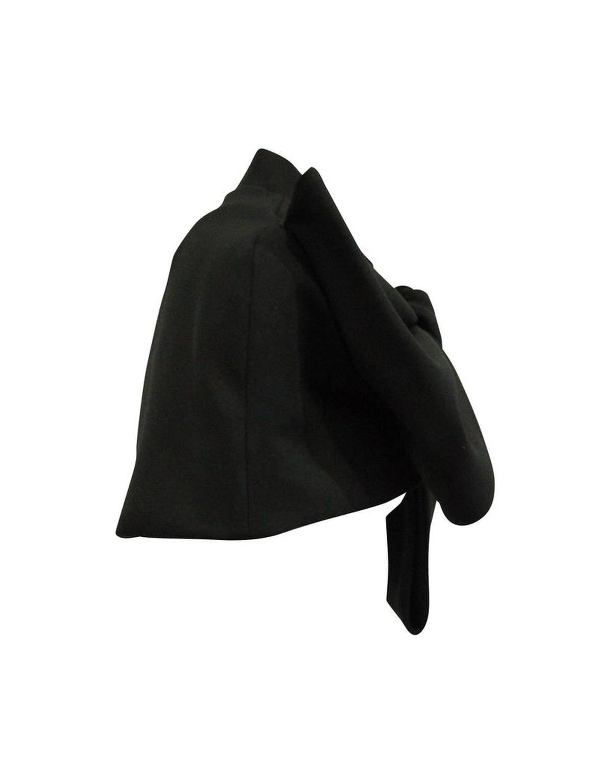 Marc by  Bow Cape in Black Polyester