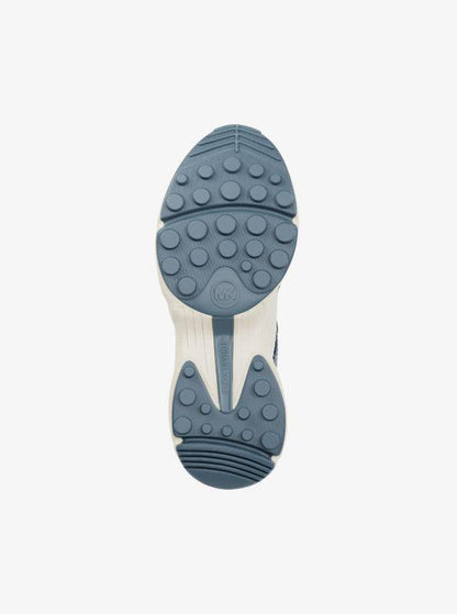 Katrina Mixed-Media Wedge Trainer