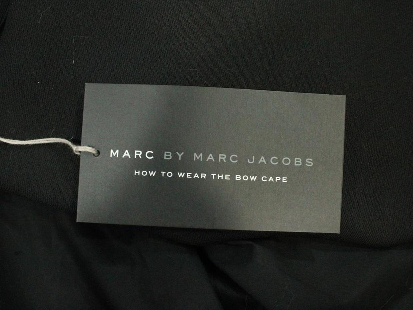 Marc by  Bow Cape in Black Polyester